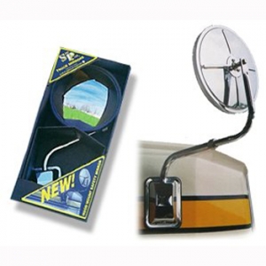 Super Plus "Pod Mount" Semi Truck Hood Mounted Safety Mirrors