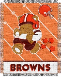 Cleveland Browns 36" x 48" Triple Woven Baby Throw Blanket