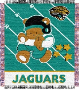 Jacksonville Jaguars 36" x 48" Triple Woven Baby Throw Blanket