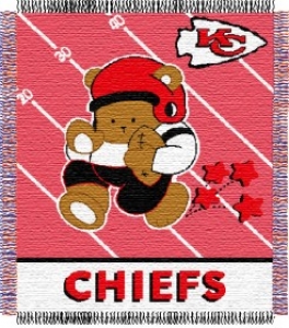 Kansas City Chiefs 36" x 48" Triple Woven Baby Throw Blanket