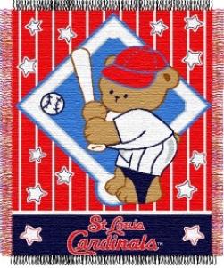 St. Louis Cardinals 36" x 48" Triple Woven Baby Throw Blanket