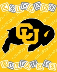 Colorado Buffaloes 36" x 48" Triple Woven Baby Throw Blanket
