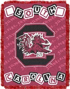 South Carolina Gamecocks Triple 36" x 48" Woven Baby Throw Blanket