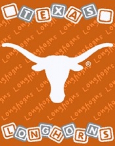 Texas Longhorns 36" x 48" Triple Woven Baby Throw Blanket
