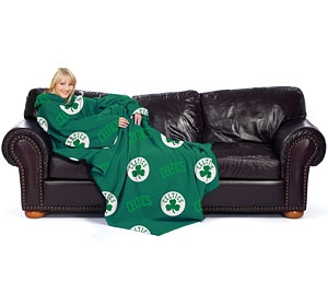 Boston Celtics Adult Huddler 71" x 48" Fleece Snuggie Throw Blanket