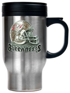 Tampa Bay Buccaneers Stainless Steel Travel Mug