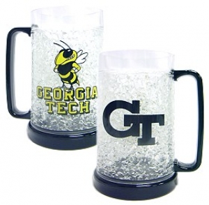 Georgia Tech Yellow Jackets Crystal Freezer Mug