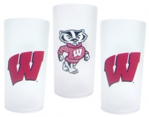 Wisconsin Badgers 3 Piece Tumbler Set