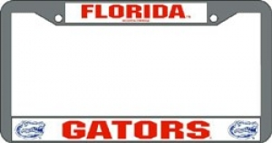 Florida Gators NCAA  Chrome License Plate Frame by Wincraft