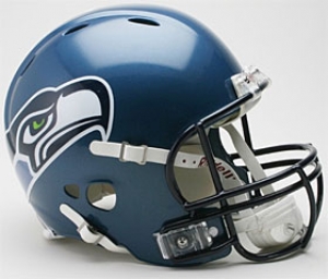 Seattle Seahawks Full Size Authentic ""ProLine"" NFL Helmet by Riddell