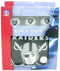 Oakland Raiders Golf Gift Box Set