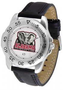 Alabama Crimson Tide Leather Strap Sport Watches