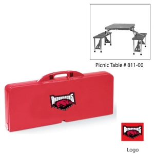 Picnic Time Arkansas Razorbacks NCAA Portable Picnic Table