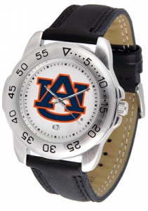 Auburn Tigers Leather Strap Sport Watches