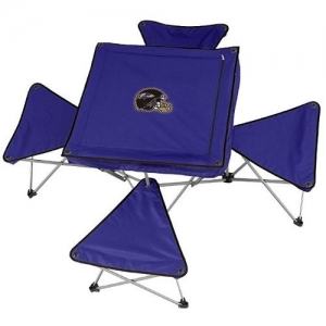 Baltimore Ravens NFL Integrated Tailgating Table with Stools-CLOSEOUT