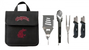 Washington State Cougars NCAA Break-Apart BBQ Utensil Set w/Case