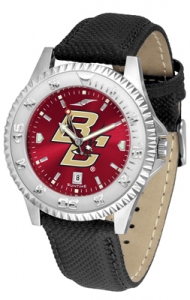 Boston College Eagles Mens Leather Strap Competitor Series Watches
