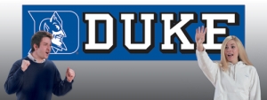 Duke Blue Devils 8' x 2' Embroidered Party Banner