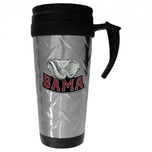 Alabama Crimson Tide NCAA Diamond Plate Travel Mug