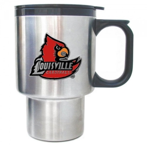 Louisville Cardinals Stainless Steel Travel Mug