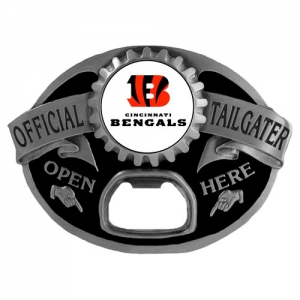 Cincinnati Bengals NFL Bottle Opener Tailgater Belt Buckle
