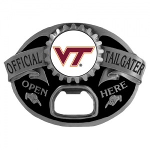 Virginia Tech Hokies NCAA Bottle Opener Tailgater Belt Buckle