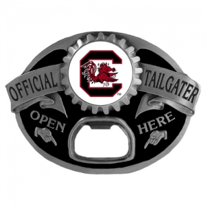 South Carolina Gamecocks NCAA Bottle Opener Tailgater Belt Buckle