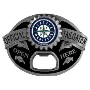 Seattle Mariners MLB Bottle Opener Tailgater Belt Buckle