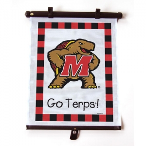 Maryland Terrapins "Go Terps" Mascot Automobile Sunshade