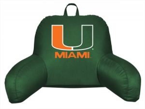 Miami Hurricanes Bedrest Back Pillow
