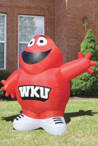 Western Kentucky "Big Red" 7' Tall Inflatable Mascot Lawn Figure-FREE SHIPPING