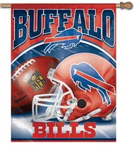 Buffalo Bills NFL 27" x 37" Vertical Outdoor Flag Pole Flag
