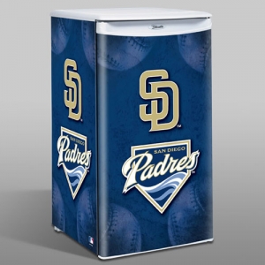 Boelter San Diego Padres MLB 84 Can Counter Top Refrigerator