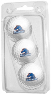 Boise State Broncos NCAA Golf Ball 3-Pack