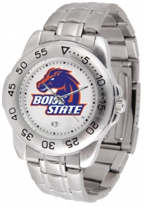 Boise State Broncos Stainless Steel Band Sport Watches