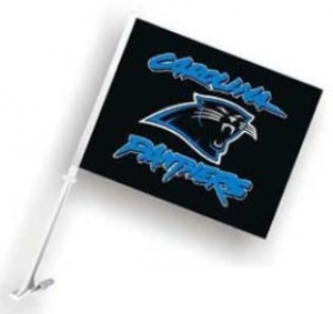 Carolina Panthers NFL Car Flag