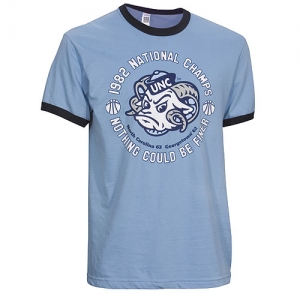 North Carolina Tar Heels NCAA 1982 National Basketball Champions T-Shirt