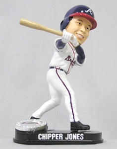 Atlanta Braves Chipper Jones Forever Collectibles Blatinum MLB Bobble Head