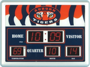 Auburn Tigers NCAA LED Game Room Scoreboard