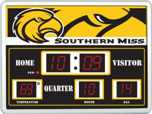 Southern Miss Golden Eagles NCAA LED Game Room Scoreboard