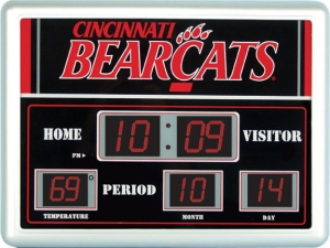 Cincinnati Bearcats NCAA LED Game Room Scoreboard