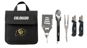 Colorado Buffaloes NCAA Break-Apart BBQ Utensil Set w/Case