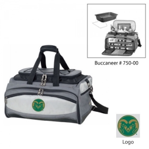 Picnic Time Colorado State Rams "Buccaneer" Embroidered Insulated Cooler & BBQ Grill Tote