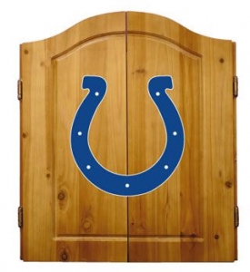 Indianapolis Colts NFL Licensed Complete Dartboard & Cabinet Set