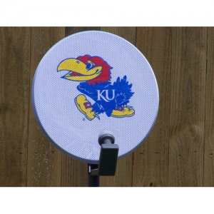 Kansas Jayhawks NCAA Satellite Dish Cover by Dish Rags