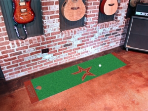 Houston Astros MLB 24" x 96" Golf Putting Green