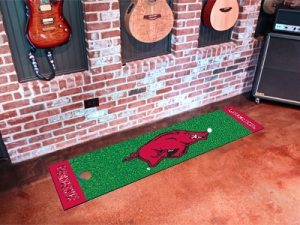 Arkansas Razorbacks NCAA 24" x 96" Golf Putting Green