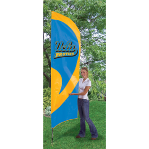 UCLA Bruins NCAA Applique & Embroidered 102" x 30" Tall Team Flag