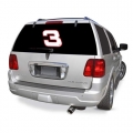 Dale Earnhardt Sr. #3 Glass Tatz Back Windshield Window Graphic Covering