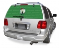 Boston Celtics NBA Logo ""Rearz"" Back Windshield Covering by Glass Tatz